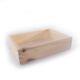 Wooden Plain Non-lidded Open Top Display Storage Boxes Containers Organisers