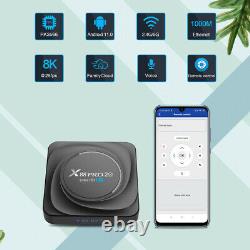 X88 PRO20 TV Box Android 11.0 8K Quad Core 8G+128G USB 3.0 Dual WiFi Set Top Box