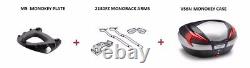 YAMAHA TRACER 700 2017 GIVI V56N MONOKEY TOP BOX + 2130FZ RACK + M5 complete set