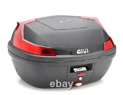 ZONTES 350 D 2023 TOP BOX set GIVI B47 BLADE CASE + SR7602 RACK + PLATE