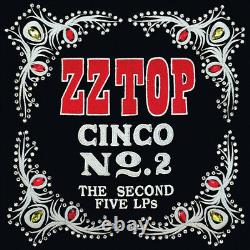 ZZ TOP 5 Vinyl LPs- CINCO NO 2 SECOND NEWithSEALED BOX SET oop