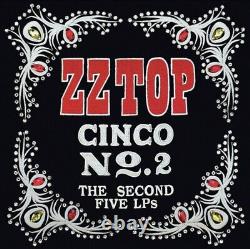 ZZ TOP 5 Vinyl LPs- CINCO NO 2 SECOND NEWithSEALED BOX SET oop
