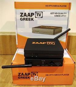Zaap TV Greek Set Top Box Subscription Free IPTV