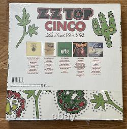 Zz Top Cinco The First Five Lp's 180g Lp Box Set Rare Out Of Print Sealed