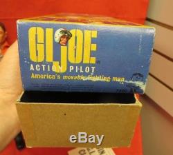 1964 Vintage Gi Joe Joezeta Action Pilot Set Dans La Boîte Supérieure Pliante Complete Original