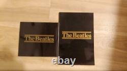 1988 Beatles Wooden Roll Top Complete Box Set Avec 16 CD & Livret