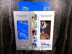 2003 Upper Deck Disney Trésors Mickey Mouse Boîte de collection complète de 4