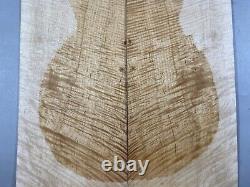 5a Elegant Flame Maple Wood Bookmatch Electric Bass/guitar Top Set Luthier D83-2