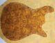 5a Figurine Les Paul Guitar Drop Top Birdsey Golden Phoebe Wood Burl Set Luthier