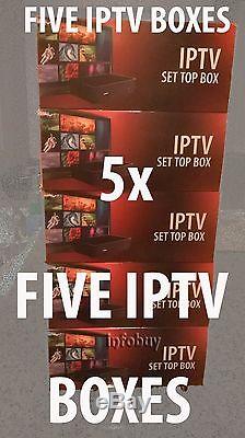 5x Mag 254 - Sentez Le Power -hd Iptv Set Top Box - Cmp Avov Et Dreamlink
