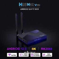 A#k H96 Max V58 Set Top Box Media Player Tv Box (4g+32g-uk Plug)