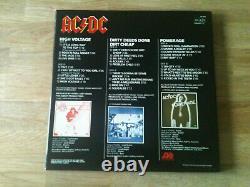 Ac / DC 3 Vinyle Noir + 1 Noir Simple + 1 Affiche Boîte Allemagne / Condition Excellente