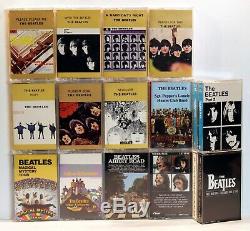 Beatles Collection 16 À Proximité De Mint En Rouleau Cassettes Top Box Set En Bois Beaucoup