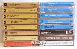 Beatles Collection 16 À Proximité De Mint En Rouleau Cassettes Top Box Set En Bois Beaucoup