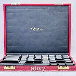 Boîte de pièces détachées Cartier valise lunettes de soleil rouge or originales EXCELLENT
