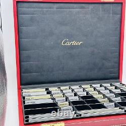 Boîte de pièces détachées Cartier valise lunettes de soleil rouge or originales EXCELLENT