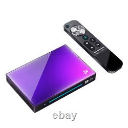 Boîtier TV pour Android 14 Set Top Box 8K HD Media Player WiFi6 BT5.4 (8GB 128GB Royaume-Uni)