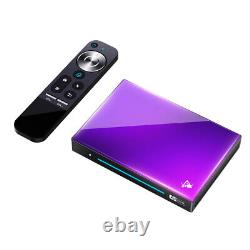 Boîtier TV pour Android 14 Set Top Box 8K HD Media Player WiFi6 BT5.4 (8GB 128GB Royaume-Uni)