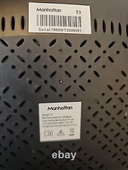 Boîtier de télévision numérique Manhattan T3 Smart Wifi 4k Freeview HD avec télécommande
