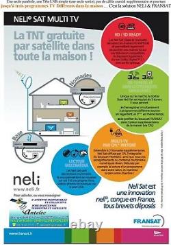 Boîtier décodeur Fransat Nelisat HD