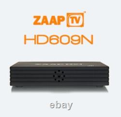 Boîtier décodeur IPTV Zaap TV HD609N en arabe, turc et kurde