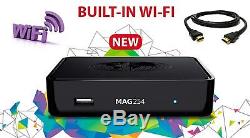 Brand New- Infomir Mag254w1 Set-top-box + Wifi Intégré + Hdmi Cable Mag254 W1