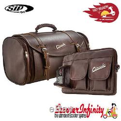 Case Top Box Roll Bag Set Vespa Px Gts / Gt / Gtv / LX Lambretta (s'adapte À Tout Transporteur)