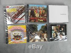 Coffret Supérieur De Rouleau En Bois Parlophone De Beatles 16 CD Rare Set Collector Cd's Sealed
