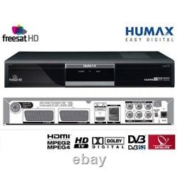 Décodeur satellite Humax FOXSAT DVB Freesat (TV HD) Boîtier TV numérique Set-Top Prix de détail recommandé de £199