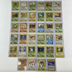 Ensemble Complet De Cartes Wotc Jungle Pokemon 64/64 Dans Ultra Pro Top Loaders/box