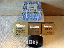 Ensemble Nikon (5tlg) Nikon Versch. Objektiv-gegenlichtblenden Boxed Top