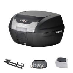 Ensemble SHAD Bauletto SH40 + Porte-bagages pour Piaggio 300 MP3 HPE 2011-2022