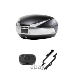 Ensemble SHAD Bauletto SH48 T + Porte-bagages pour Suzuki 650 GSX F 2011-2011