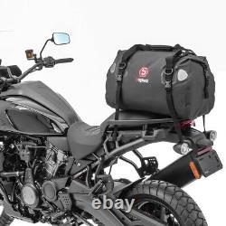 Ensemble béquille centrale + sacoche arrière XF60 pour Moto Guzzi V85 TT 19-22