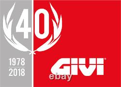Ensemble complet de top case GIVI E340NT + support SR2129 + plaque pour YAMAHA MT-10 2018