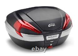 Ensemble de boîte supérieure Givi V56NN pour SUZUKI BURGMAN 650 EXECUTIVE 2013 - boîte supérieure + accessoires