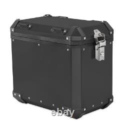 Ensemble de valises en aluminium + coffre supérieur pour Yamaha XT 1200 Z Super Ténéré GX45 noir.