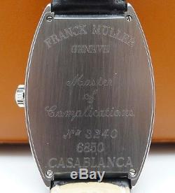 Franck Muller Set Complet Casablanca 6850 Automatic Stahl Zertifikat & Box Top