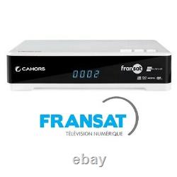Fransat Cahors Veox Hd Set Top Box & Carte Tv Française Au Royaume-uni Pas D'abonnement