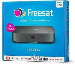 Freesat Uhd-x Smart 4k Ultra Hd Set Top Box Freesat Récepteur Boîte Scellée, Nouveau