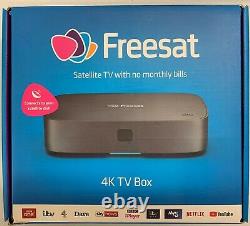 Freesat Uhd-x Smart 4k Ultra Hd Tv Numérique Par Satellite Boîte Supérieure