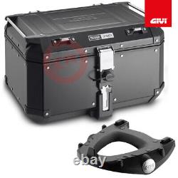 GIVI Top-Case Outback OBKN58B+ Set Plate 1165FZ M5 Honda CB 1000 R 2018-2021 can be translated to French as: GIVI Top-Case Outback OBKN58B+ Ensemble Plaque 1165FZ M5 Honda CB 1000 R 2018-2021.