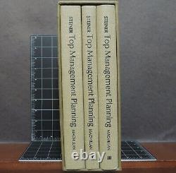 George A. Steiner Planification de la haute direction Coffret de 3 volumes 1re édition/1re impression En très bon état