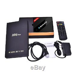 H96 Max 4 + 32 Go Rk3399 Six Core Android 7.1 Tv Box 2.4 / 5.8 G Dual Wifi Set Top Box