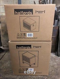 Halfords - Boîte À Outils Bleue Industrielle - Coffre À Roulettes Et Coffre