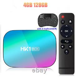 Hk1 Box 8k 4gb 128gb Tv Box Amlogic S905x3 Android 9.0 1000m Wifi 4k Set Boîte Supérieure