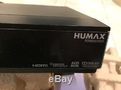 Humax Foxsat Hdr 320 Go Freesat Twin Tuner Set Top Box Enregistreur Hdmi Noir