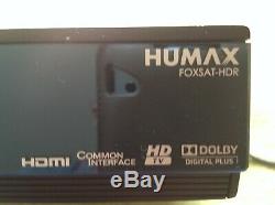 Humax Hd Freesat V7.2 Set Top Box 320 Go Disque Dur. Éloigné. Manuel De L'utilisateur