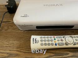 Humax Hdr-1010s 1tb Freesat Recorder Hd Tv Par Satellite Récepteur Set Top Box Blanc