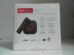 Infomir Mag 425a Eu Plug-in Décodeur Iptv / Ott 4k Téléviseur Android 8 Go De Voix Wi-fi Hdmi